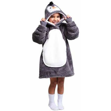 Cozy Noxxiez CH303 Tuniak - hrejiv televzna mikinov deka s kapucou pre deti 3 - 6 rok